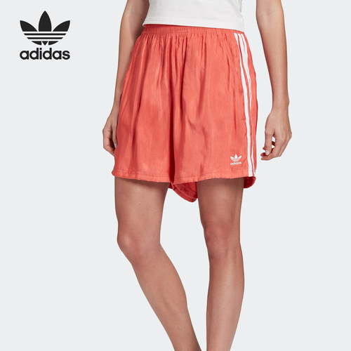 Adidas/阿迪达斯正品三叶草 SATIN SHORT女子休闲运动短裤 FM2631