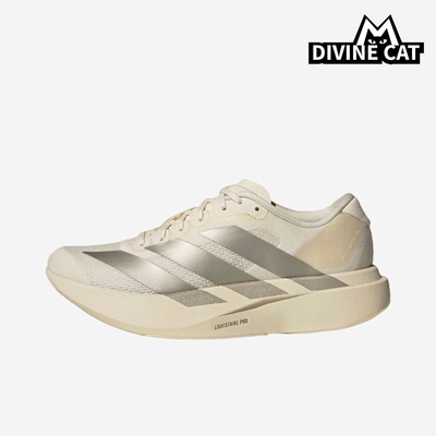 Adidas/阿迪达斯正品AdizeroEVOSL新款女经典白银色跑步鞋JR5841