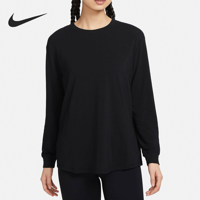 Nike/耐克正品新款女士圆领宽松休闲运动长袖T恤FN2818-010