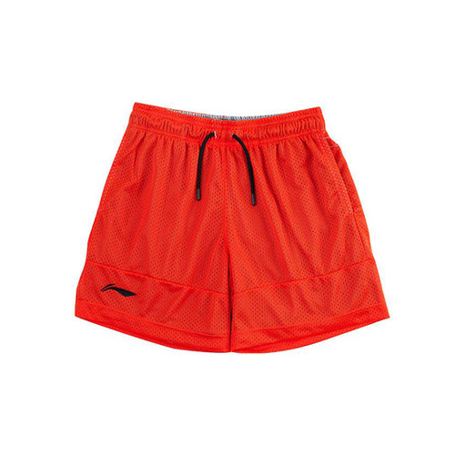 李宁正品CBA系列男女同款双面穿运动训练比赛休闲短裤AAPR405-1