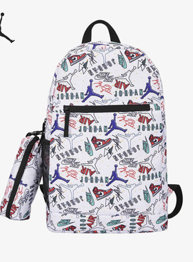 Nike/耐克正品JORDAN男女款时尚涂鸦运动双肩包FJ6775-972