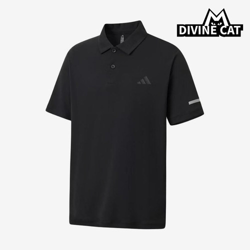 Adidas/阿迪达斯正品新款男黑色时尚简约短袖Polo衫KX2745