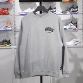 李宁正品 反伍BADFIVE男子亲肤保暖宽松圆领运动套头卫衣AWDU515