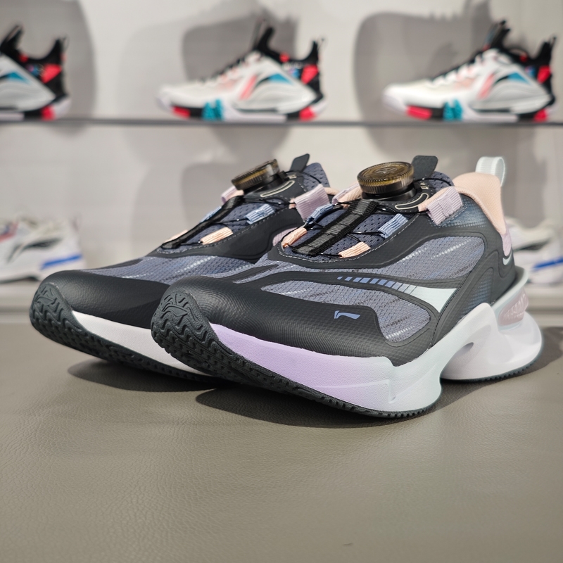 李宁正品蜻跃 V3男大童潮流透气耐磨旋转扣运动休闲鞋YKCU120-6