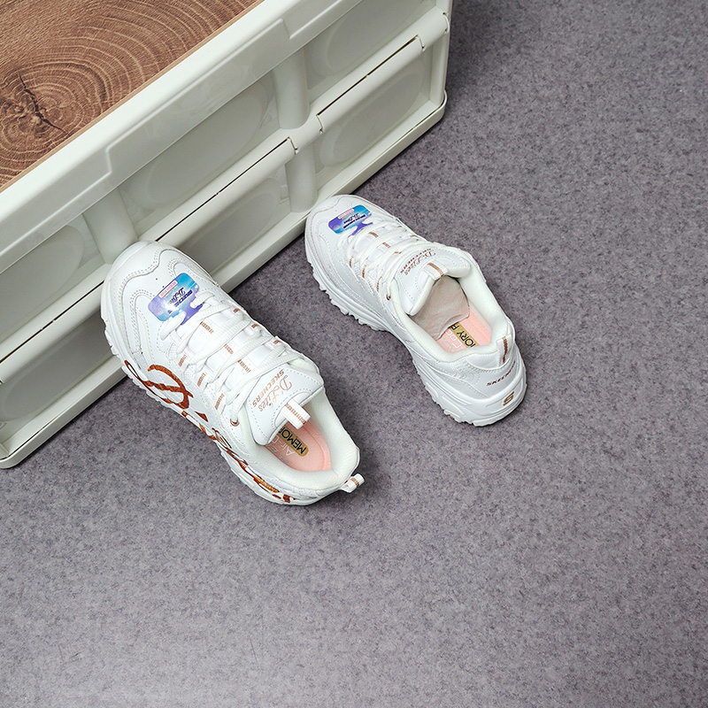 Skechers/斯凯奇正品女子熊猫鞋复古厚底休闲耐磨运动老爹鞋