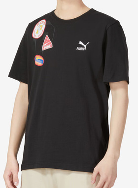 Puma/彪马正品2023夏季新款男女运动休闲短袖T恤623250-01