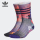 阿迪达斯正品 叶草CREW SOCK Adidas 2PP男女两双装 短筒袜GT6663