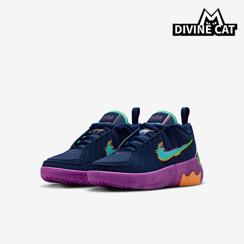 Nike/耐克正品LeBron Witness 9小童透气减震篮球鞋HV2268-400