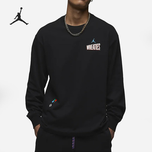 DV8429 Nike 010 印花男子运动套头长袖 Flight 耐克正品 ordan