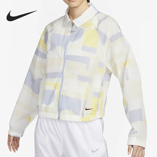 Nike/耐克正品新款女子翻领运动休闲夹克外套FJ7711-133