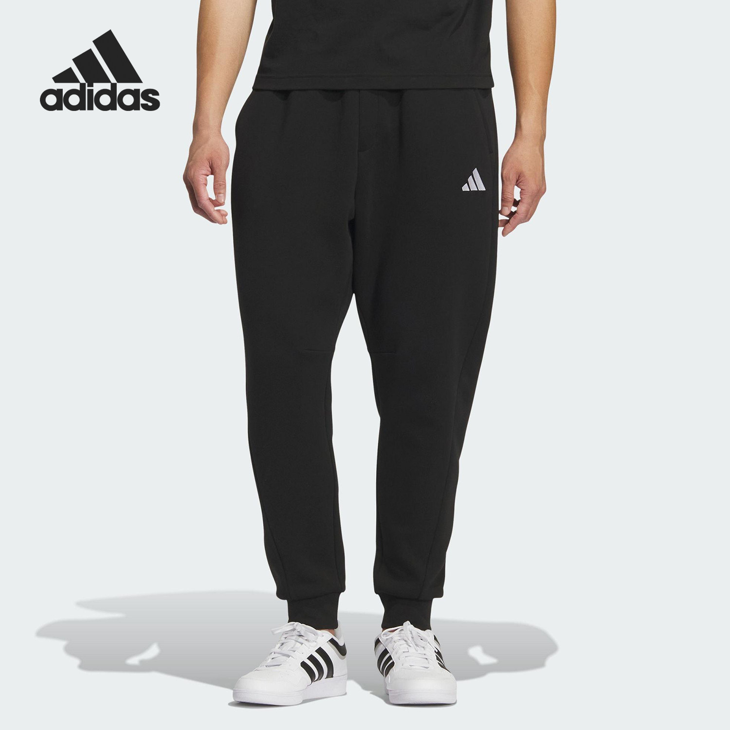 Adidas/阿迪达斯正品V KNIT PT男女束脚运动休闲长裤KF5183