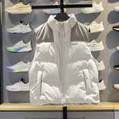 李宁正品 反伍BADFIVE男子防泼水保暖拉链立领羽绒马甲AMRV029