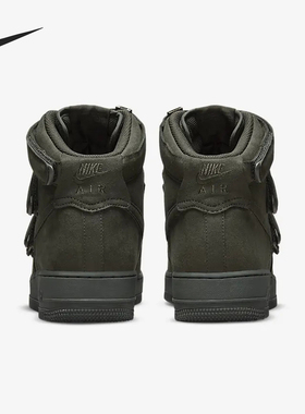 Nike/耐克正品Air Force 1男女魔术贴高帮运动板鞋DM7926-300
