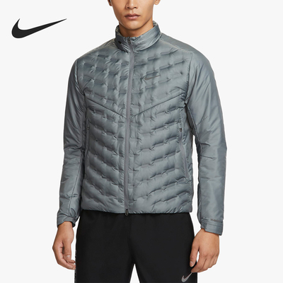 Nike/耐克正品新款男士运动跑步保暖拼接羽绒服FB7557-084