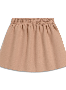 李宁正品新款怪兽大学联名系列女大童时尚舒适短裙YSKT120