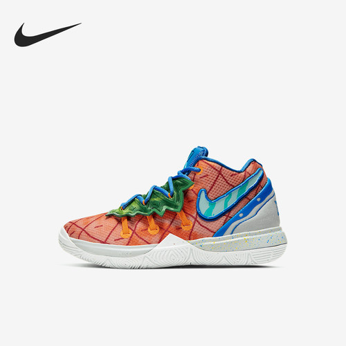 Nike/耐克正品KYRIE 5 SBSP (PS)幼童海绵宝宝联名款运动鞋CN4501