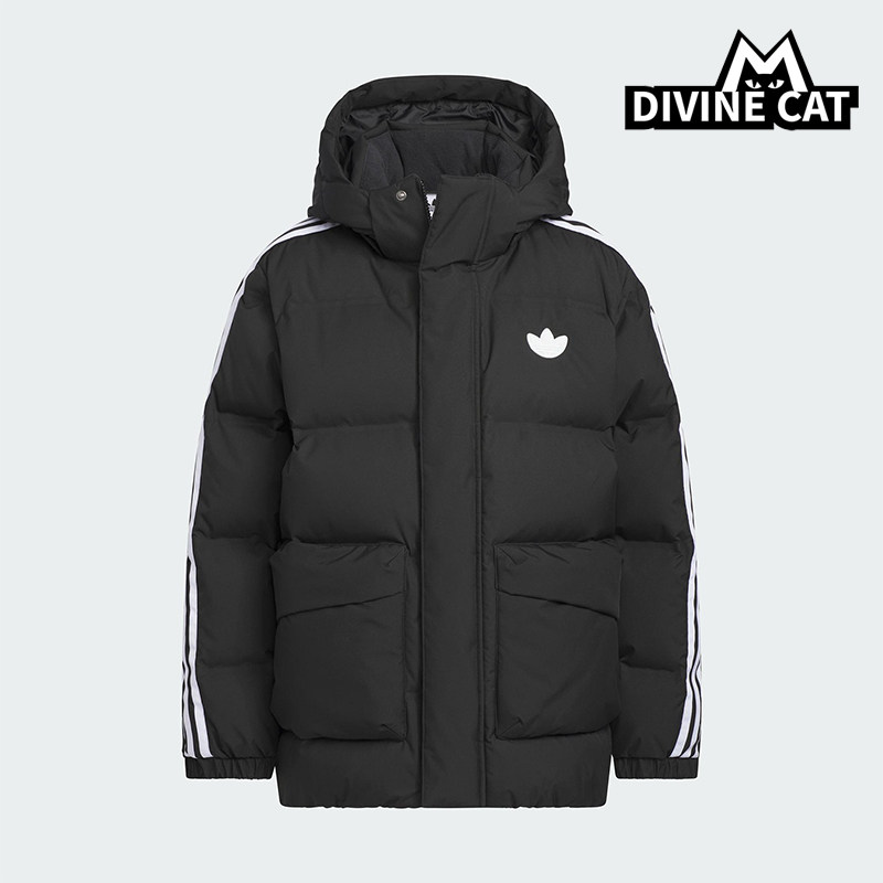 Adidas/阿迪达斯正品三叶草儿童休闲加厚保暖运动羽绒服KC5388