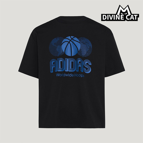 Adidas/阿迪达斯正品WHGLOBALT-SHIRT新款经典篮球短袖T恤KG8261