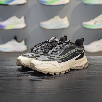 李宁正品启悦2男女大童经典复古加绒保暖运动休闲鞋YKCV160-13