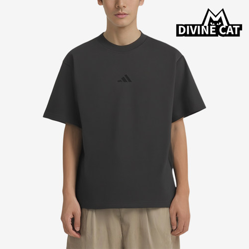 Adidas/阿迪达斯正品套头运动风休闲短袖T恤男短袖T恤KB4874