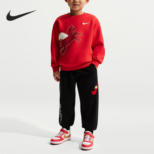 耐克正品 IU5340 2026春季 小童圆领针织束脚套装 010 款 Nike