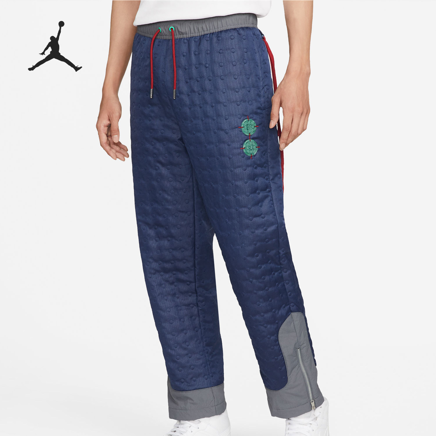 Nike/耐克正品JORDAN x CLOT男士夹棉保暖休闲长裤DJ9745-414