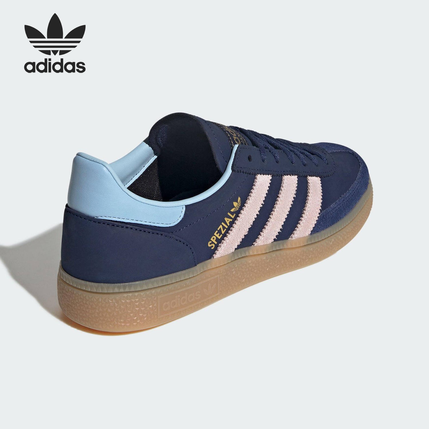 Adidas/阿迪达斯正品三叶草女士低帮系带日常轻盈板鞋JR0851