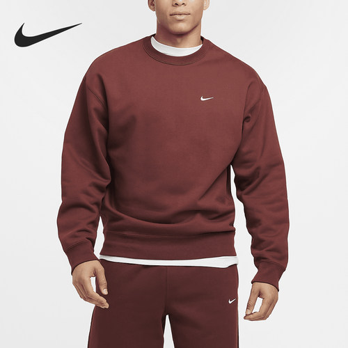 Nike/耐克正品Solo Swoosh男士运动圆领保暖卫衣DX1361-231