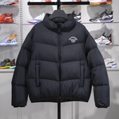 李宁正品 运动潮流系列女子复古休闲百搭锁温保暖羽绒服AYMU152