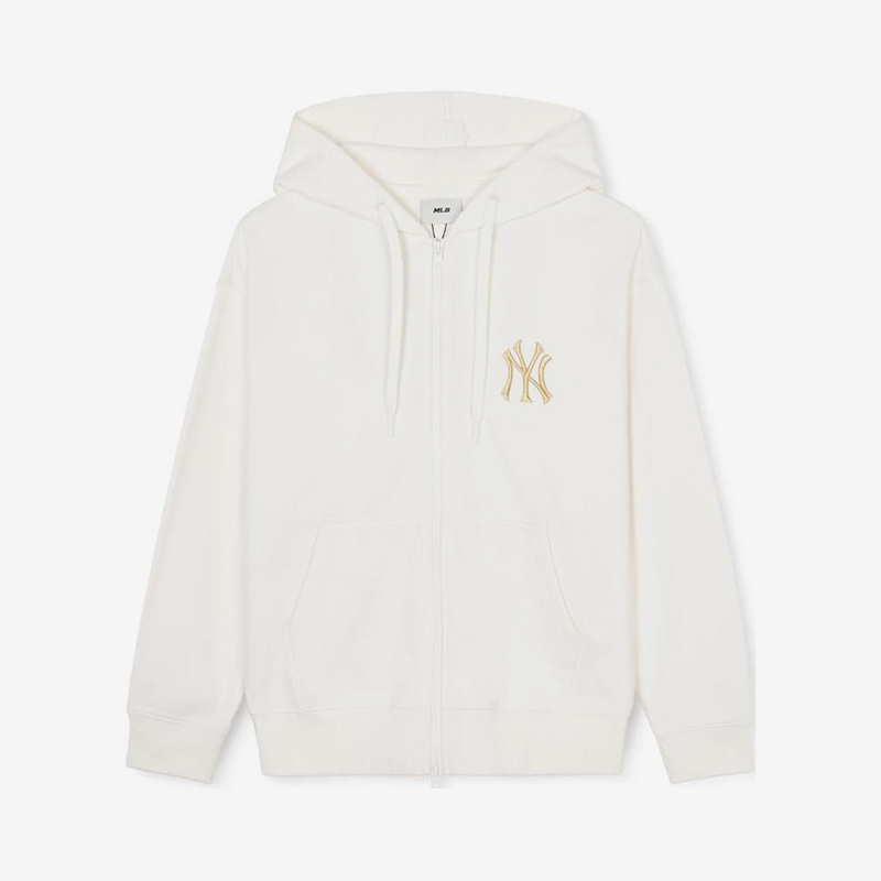 MLB正品春秋男女同款宽松透气拉链运动长袖夹克3ATRQ0141-50CRS