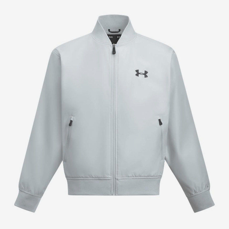 UA/安德玛正品Woven男子简约训练防风运动夹克棒球服1389367-011