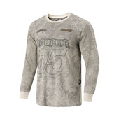 李宁正品 T恤ATLU077 反伍BADFIVE男子速干凉爽潮流印花宽松长袖