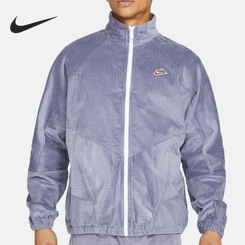Nike/耐克正品当季新款男子灯芯绒条纹夹克运动外套 DA0032-588