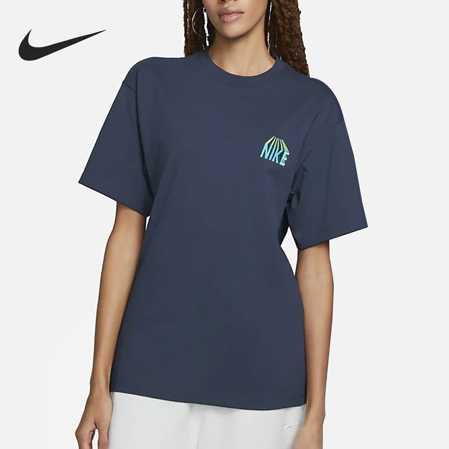 Nike/耐克正品202新款男女休闲印花运动短袖T恤FB2759-451