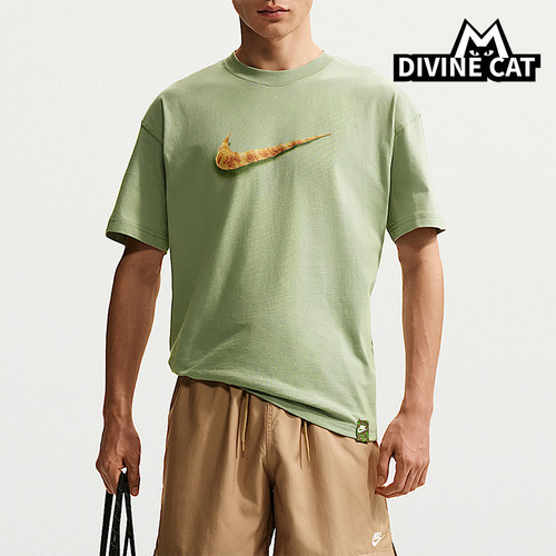 Nike/耐克正品2026夏季男士宽松针织经典休闲运动T恤FZ7955-370