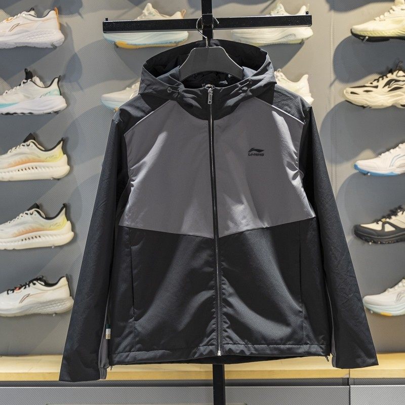 李宁正品2025新款男子时尚保暖透气耐磨连帽夹克外套AFDW415-3,运动服/休闲服装,运动茄克/外套,淘宝优惠券,粉丝福利购,淘宝优惠卷