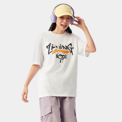 李宁正品2026夏款运动时尚男女冰感舒适抗菌针织短袖T恤AHSV269