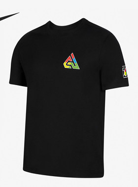 Nike/耐克正品新款男士时尚印花透气运动休闲短袖DV5366-010