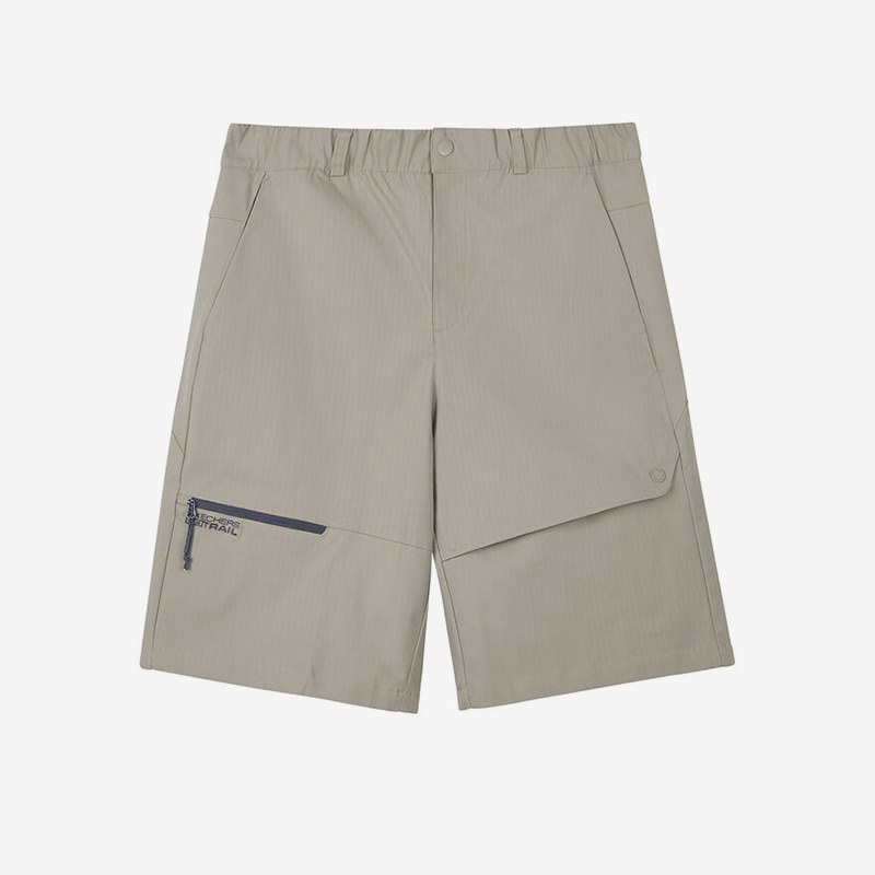 Skechers/斯凯奇正品夏季新款男士简约梭织舒适户外运动短裤