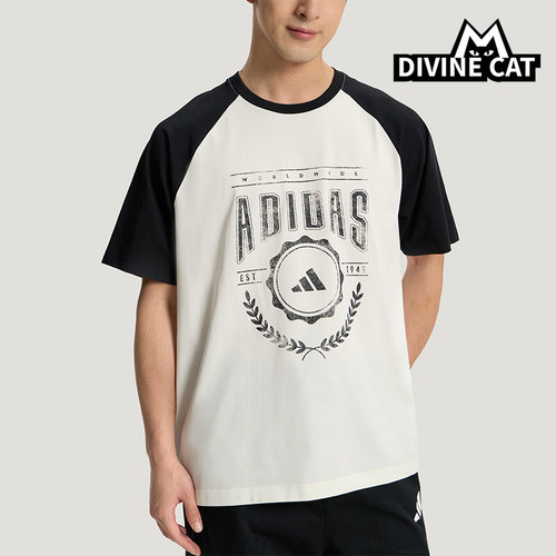 Adidas/阿迪达斯正品U RAGLAN T-SHIRT男女经典针织运动T恤KX0518
