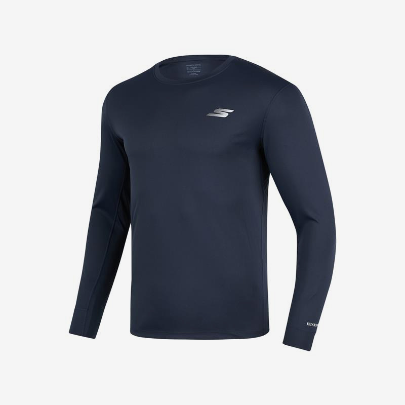 Skechers/斯凯奇正品LONG SLEEVE TEE男子运动休闲长袖T恤
