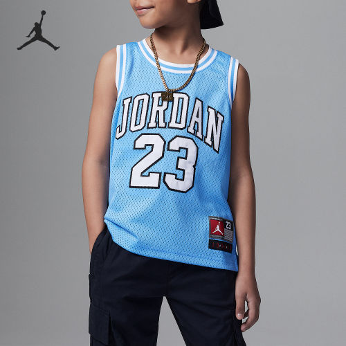 Nike耐克正品Jordan小童透气排汗无袖圆领儿童运动衣DO1967-412