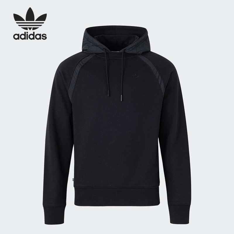 Adidas/阿迪达斯正品春季新款男子休闲运动连帽卫衣HR8673