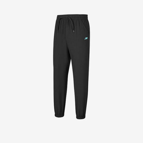 Skechers/斯凯奇正品春秋款儿童印花系带松紧梭织长裤P225K073