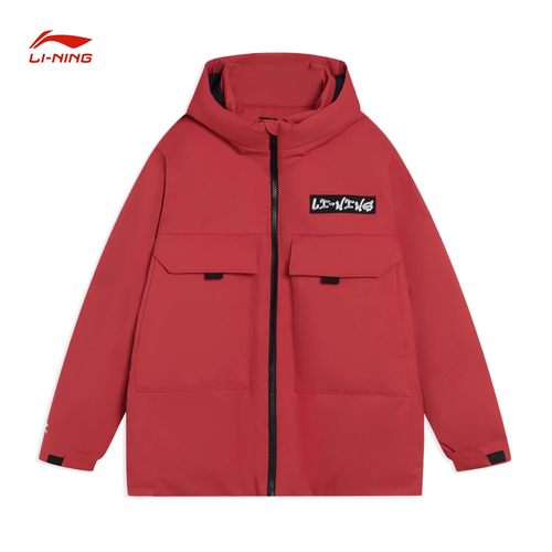 Lining/李宁正品童装男童宽松加厚保暖新年红色羽绒服YYMT001-1