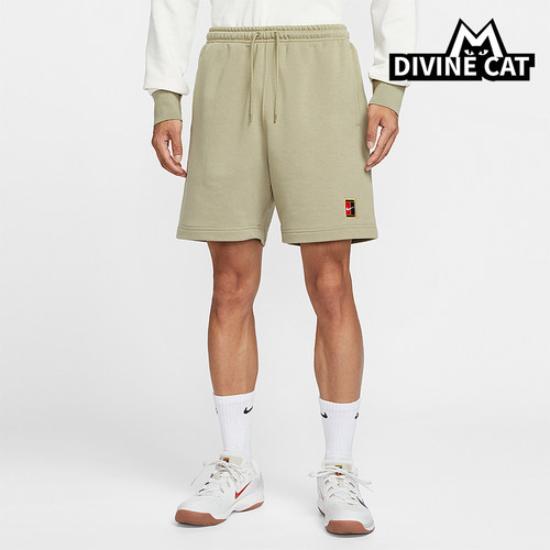 Nike/耐克正品2025男士透气针织网球运动刺绣训练短裤HM6769-276