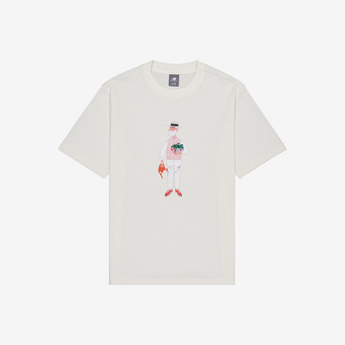 New Balance/NB正品新款男女印花休闲圆领套头短袖T恤NEE28083-IV