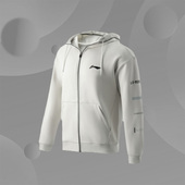 训练宽松透气开衫 李宁卫衣男 春新款 连帽休闲运动上衣AWDR083