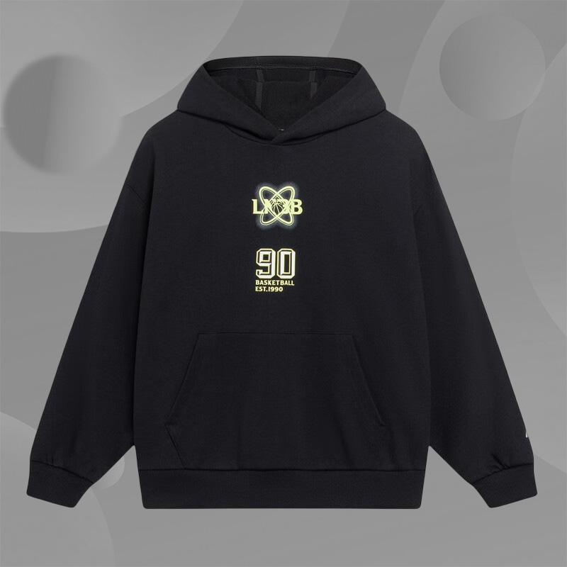 Lining/李宁正品新款卫衣男小童大童连帽长袖套头上衣YWDT241