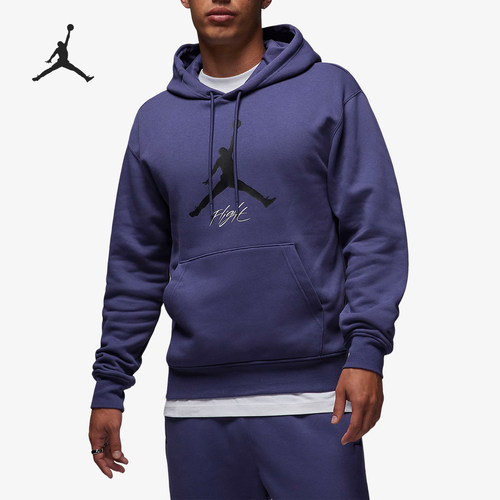 Nike/耐克正品JORDAN男士加绒篮球运动连帽套头衫FD7546-502